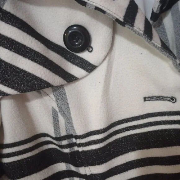 Black & White A.Byer Dress Coat - Picture 3 of 4